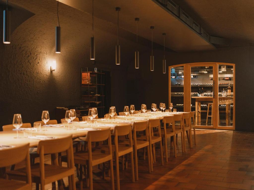 Restoran või mõni muu söögikoht majutusasutuses Landgasthof Riehen Hotel and Restaurant, Basel