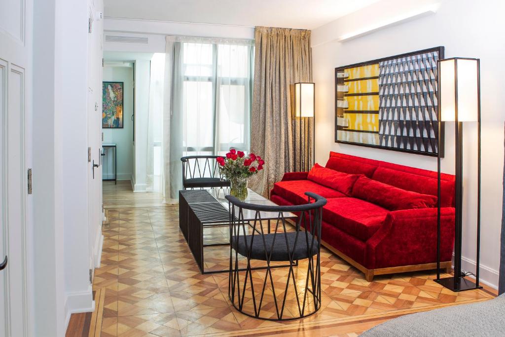 Posezení v ubytování Hotel Luciano K