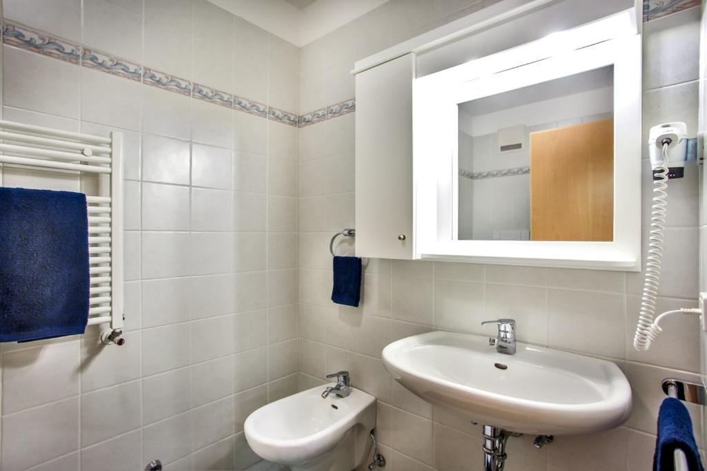 Koupelna v ubytování Appartamenti Residence Ada