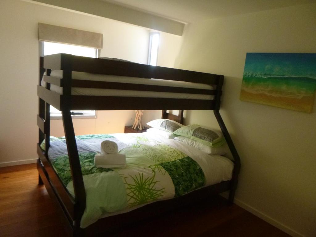 Letto o letti in una camera di Vue De Vague