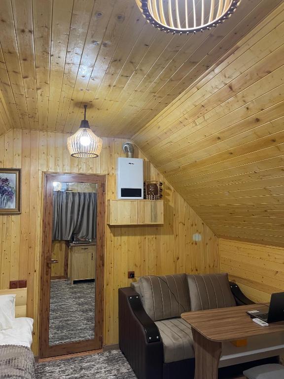 Posezení v ubytování SkyView