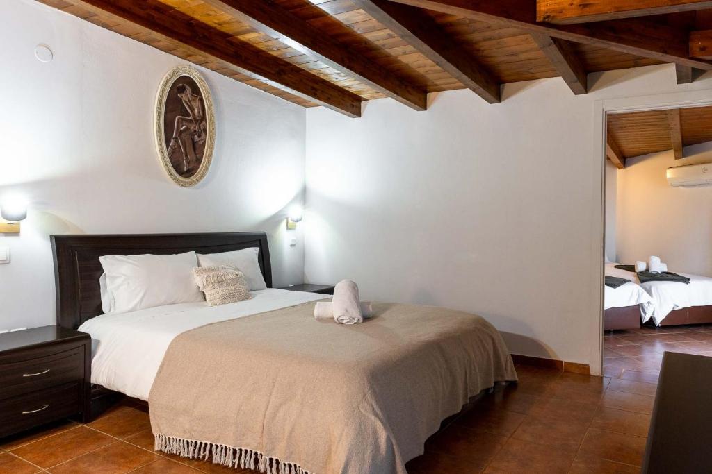 Postel nebo postele na pokoji v ubytování Scala Hotel