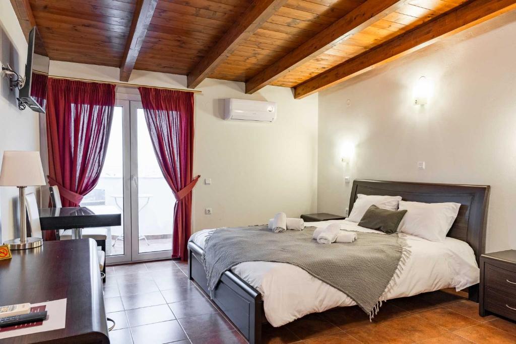 Postel nebo postele na pokoji v ubytování Scala Hotel