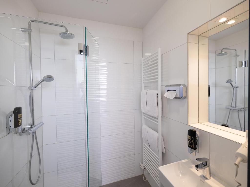 Koupelna v ubytování Smart Stay Hotel Station