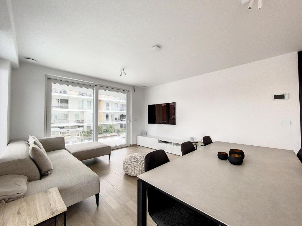 Istumisnurk majutusasutuses Sailors'Park - Appartement 'Villa ORION' - Nieuwpoort