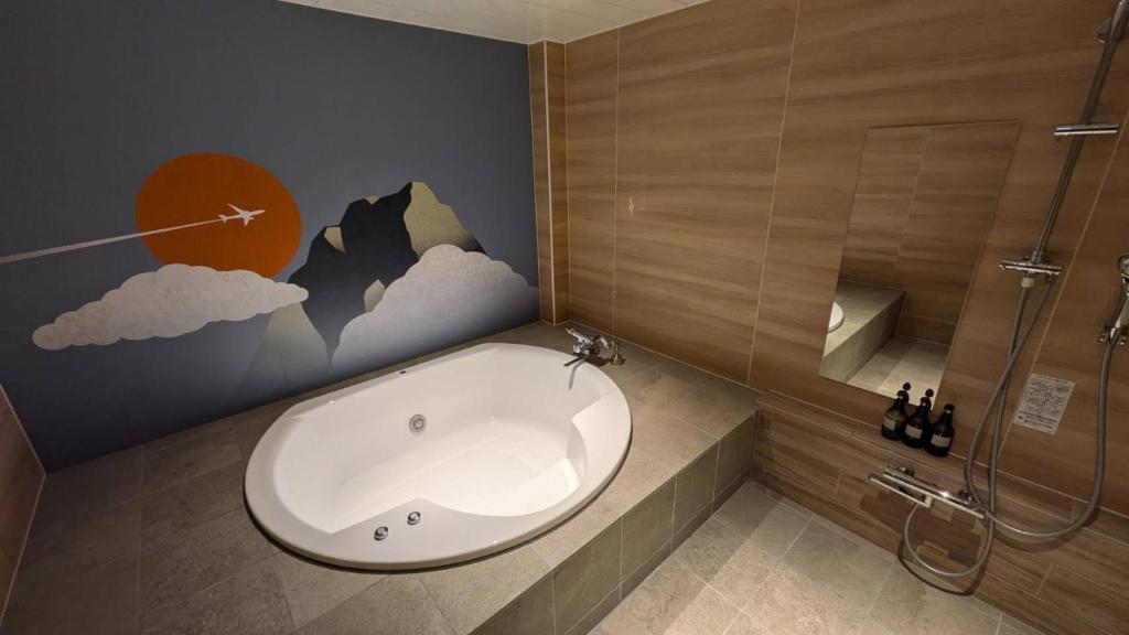 Koupelna v ubytování Hotel Foroot - Adult Only