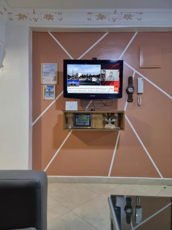 TV a/nebo společenská místnost v ubytování Sable d'or