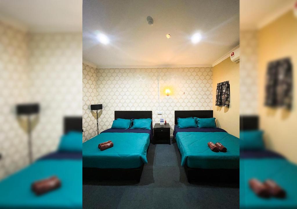 Postel nebo postele na pokoji v ubytování ALAN TRANSIT MOTEL - Klia