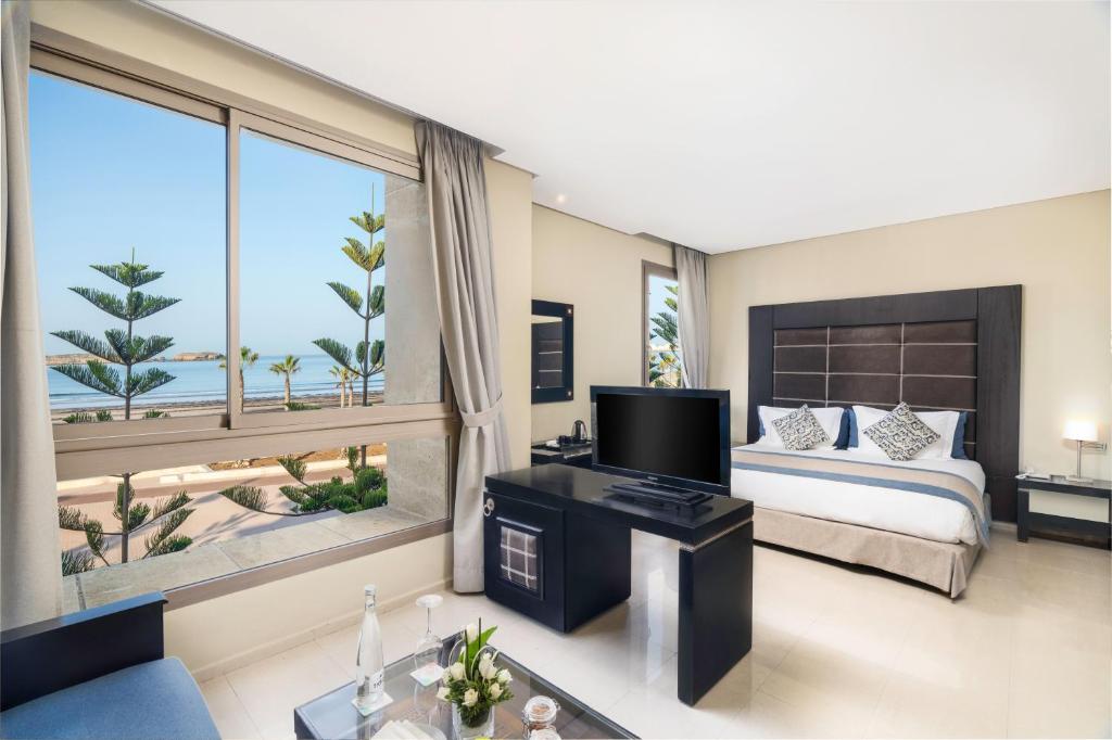 Atlas Essaouira Riad Resort - Luxe Tweepersoonskamer Met Uitzicht Op Zee