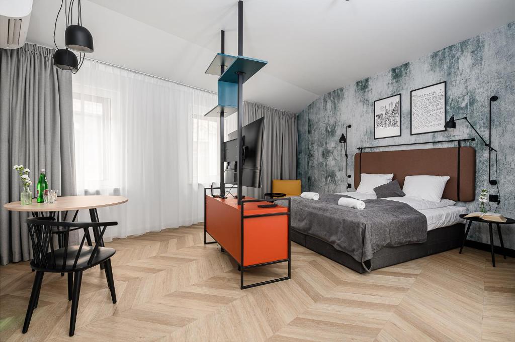 Apartamenty Lalka by ShortStayPoland - Chambre Double Avec Salle De Bain Privée