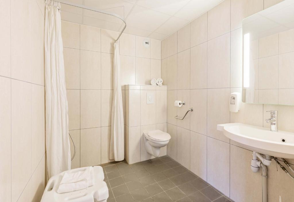 Koupelna v ubytování B&B HOTEL Colmar Expo