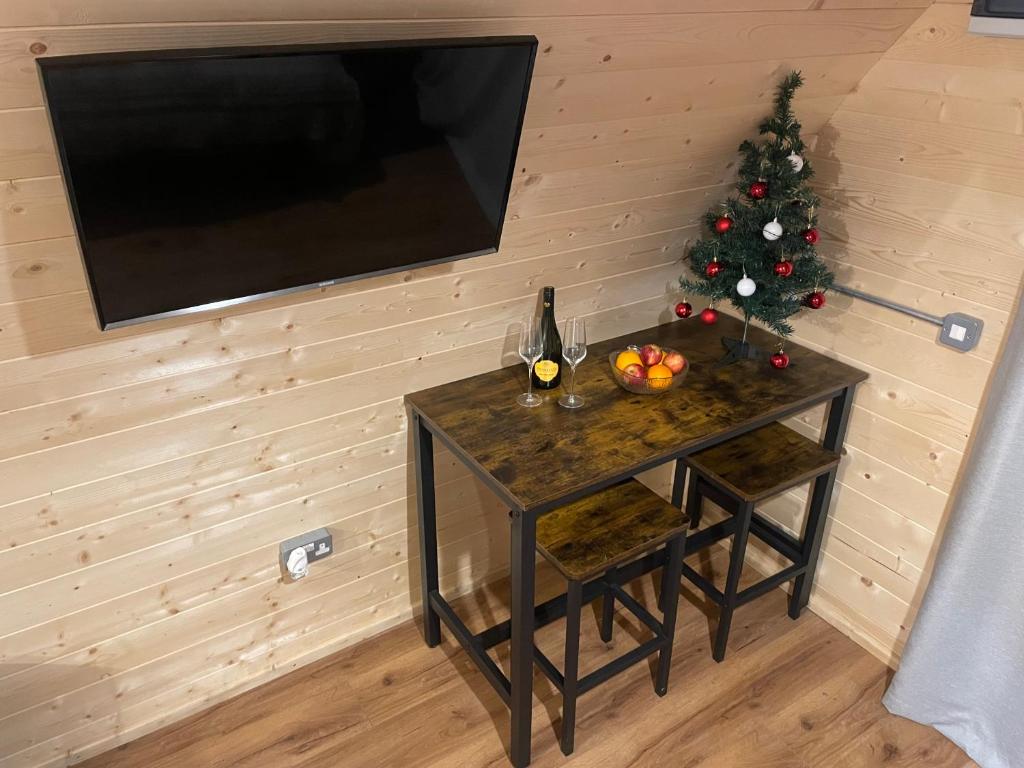 TV o dispositivi per l'intrattenimento presso Executive Pod and Jacuzzi