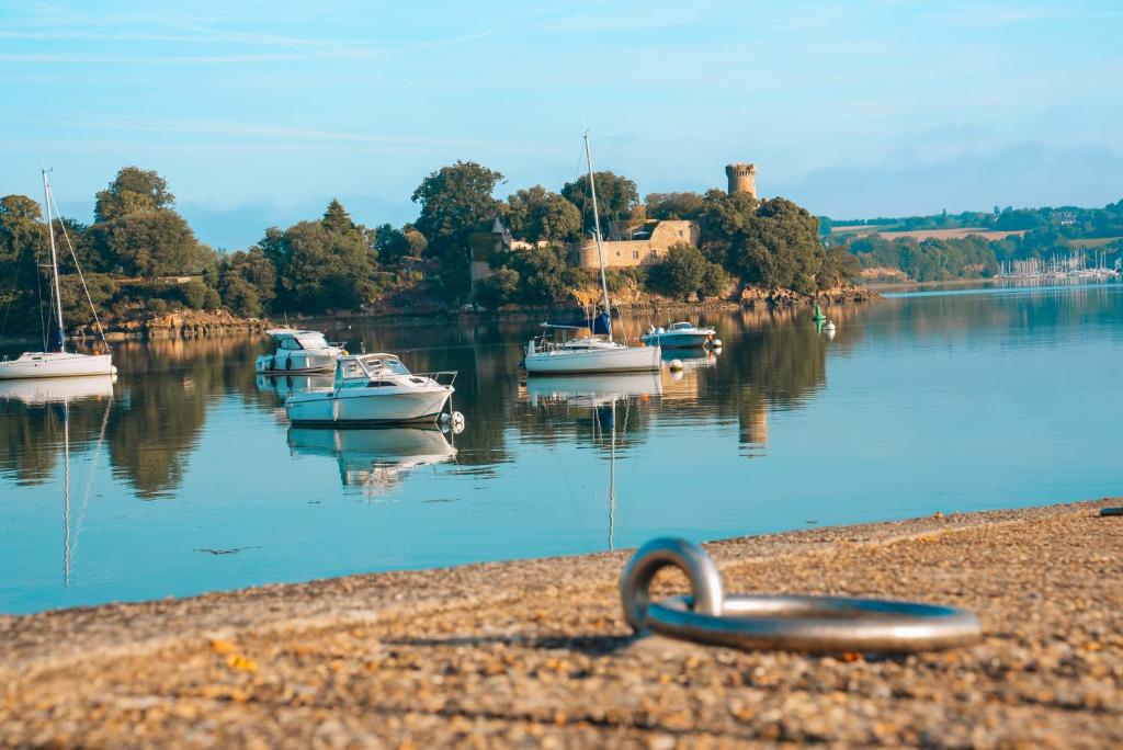 Naturlandskabet i nærheden af feriehuset
