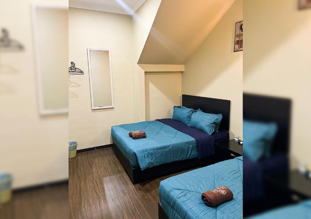 Postel nebo postele na pokoji v ubytování ALAN TRANSIT MOTEL - Klia
