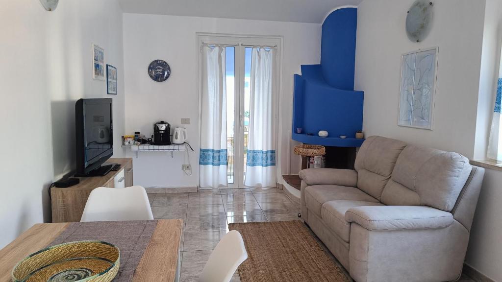 Χώρος καθιστικού στο Appartamento Sole