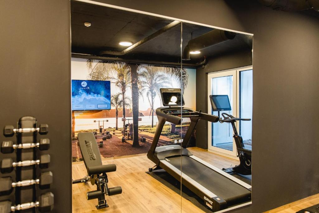 Fitness centrum a/nebo fitness zařízení v ubytování Rioca Konstanz Posto 10