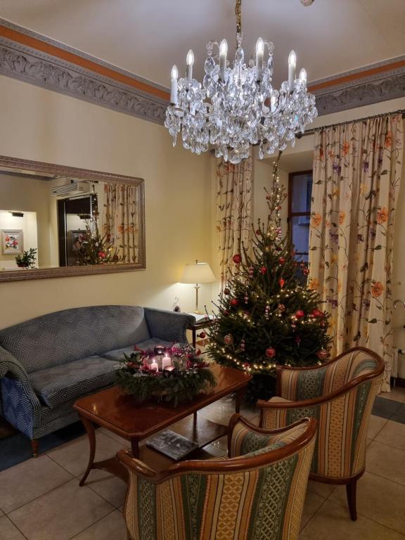 Posezení v ubytování Grotthuss Boutique Hotel Vilnius