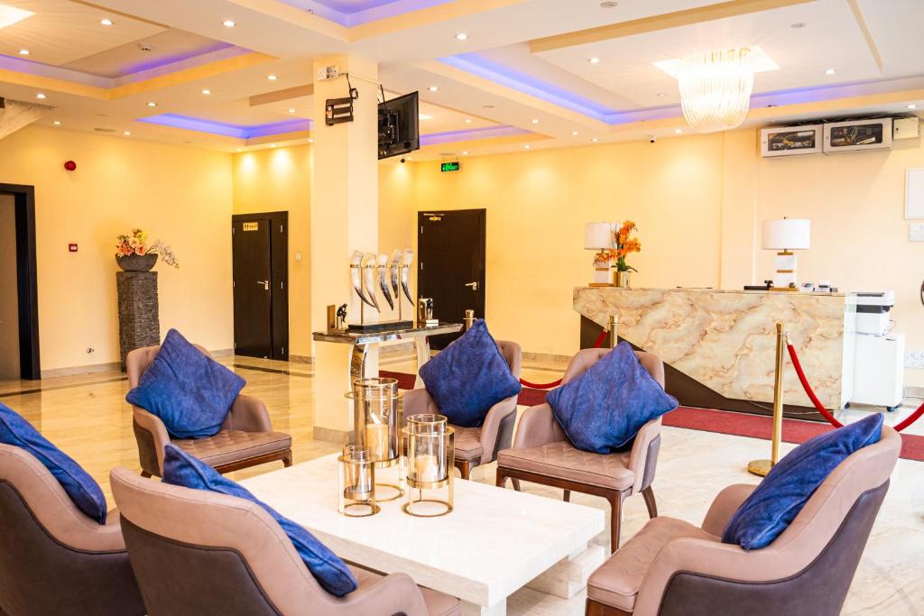 Posezení v ubytování Viveka Hotel Colombo