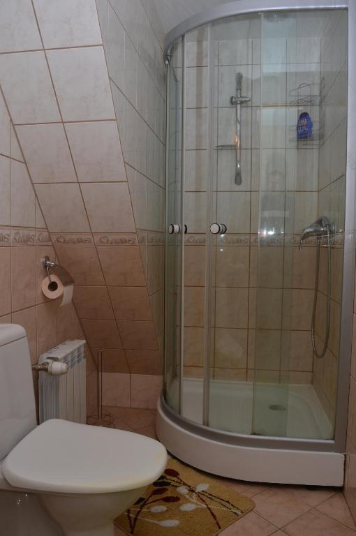 Koupelna v ubytování Aare Accommodation