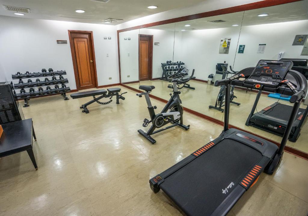 Palestra o centro fitness di BTH Hotel Lima Golf