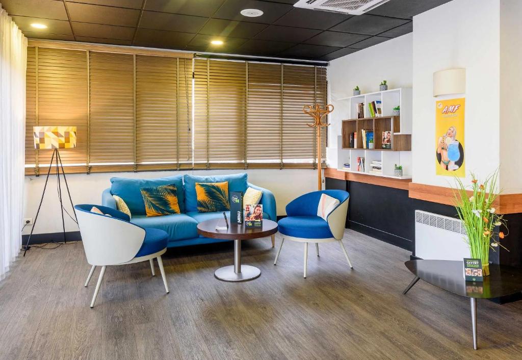 Posezení v ubytování B&B HOTEL Toulouse Université