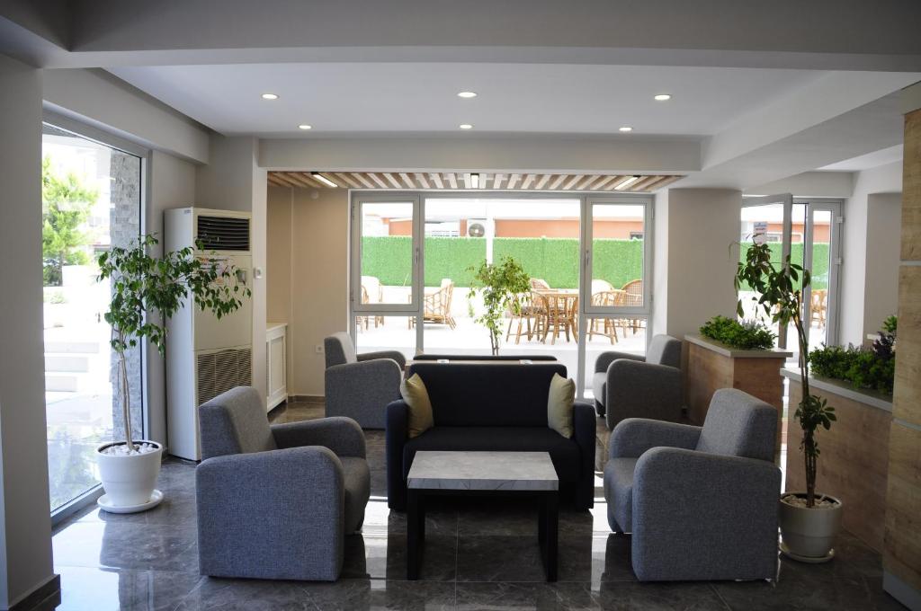 Posezení v ubytování Afsin Hotel