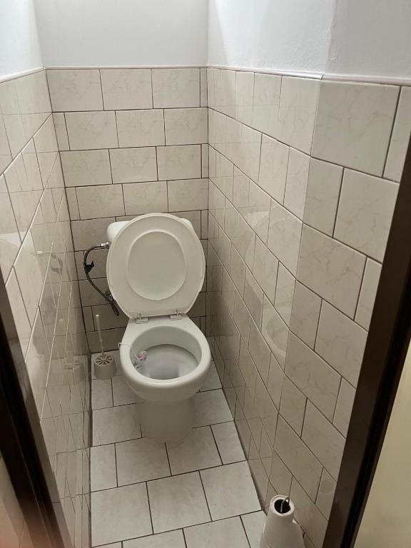 Koupelna v ubytování Chata Elda