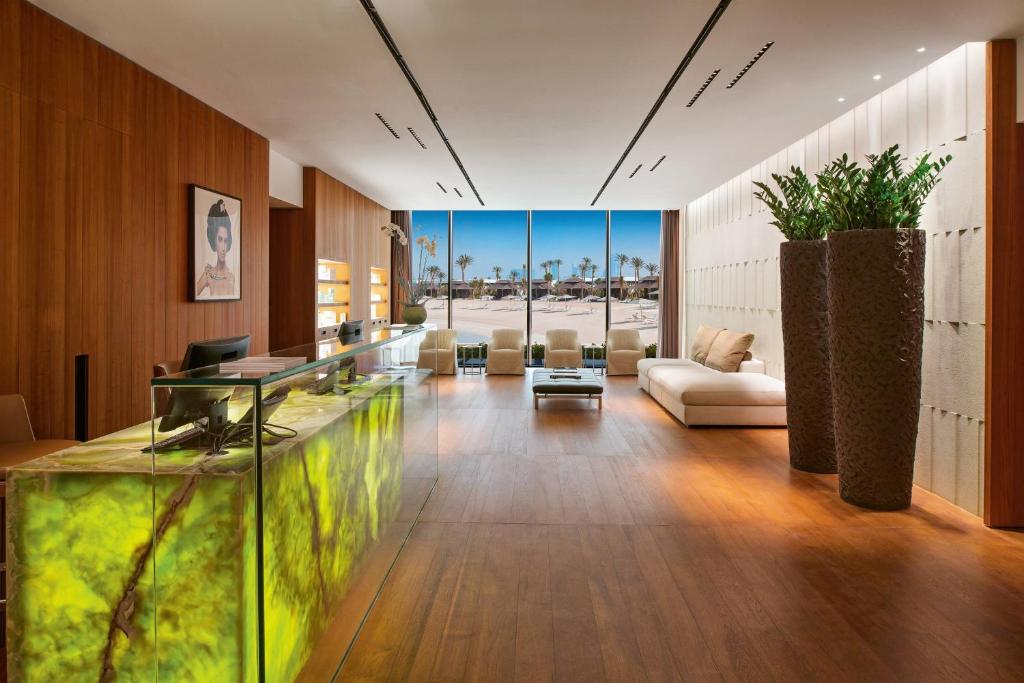 Posezení v ubytování Bvlgari Resort Dubai