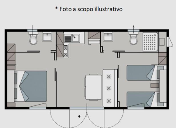 Planimetria di Camping Torre di Barisardo