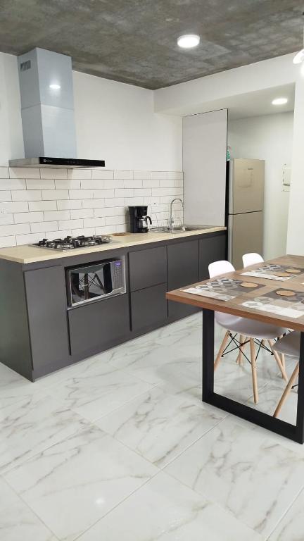 Kuchyň nebo kuchyňský kout v ubytování Apartamento Mirador de la Estancia