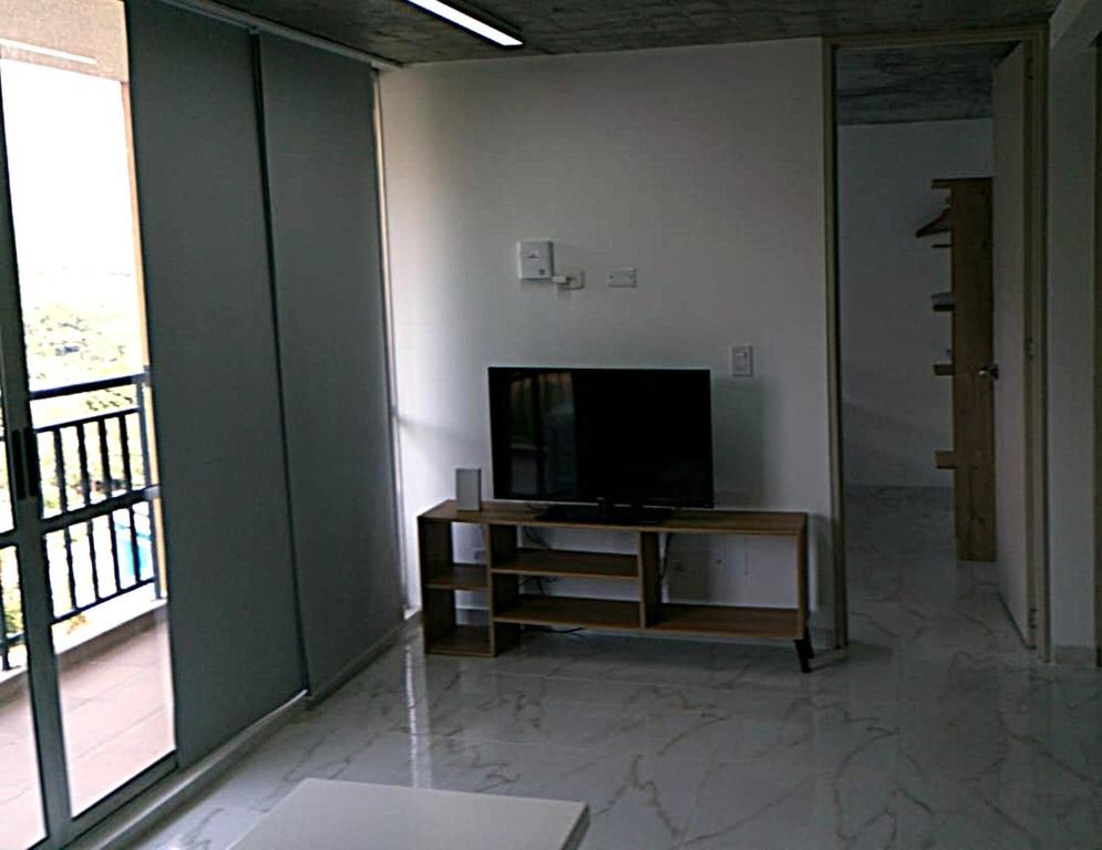 TV a/nebo společenská místnost v ubytování Apartamento Mirador de la Estancia