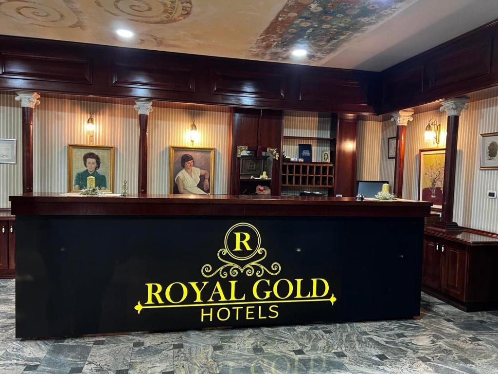 Certifikát, hodnocení, plakát nebo jiný dokument vystavený v ubytování Royal Gold