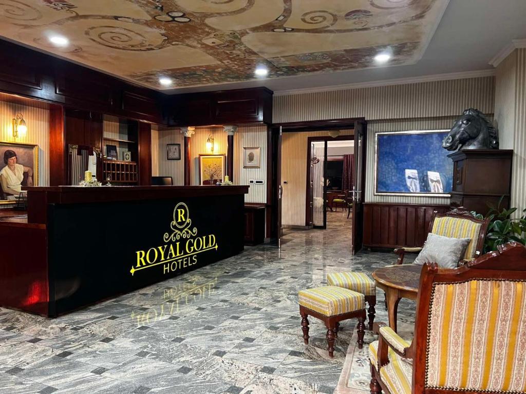 Vstupní hala nebo recepce v ubytování Royal Gold