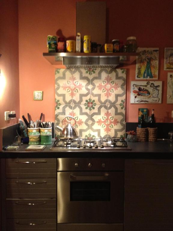 A kitchen or kitchenette at B&B Case a San Matteo