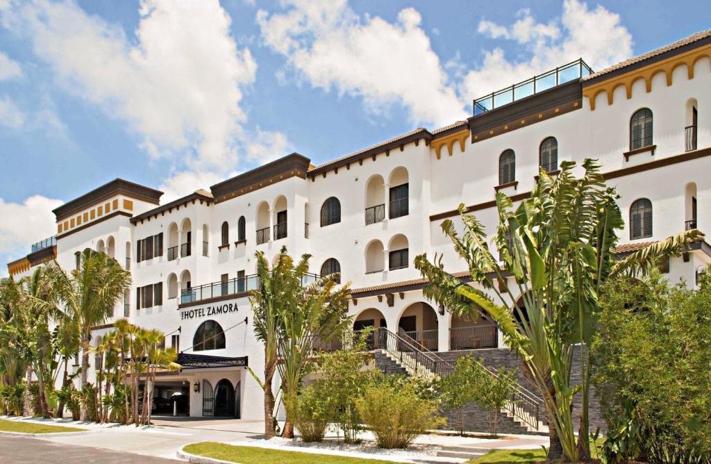 O edifício em que o hotel se localiza