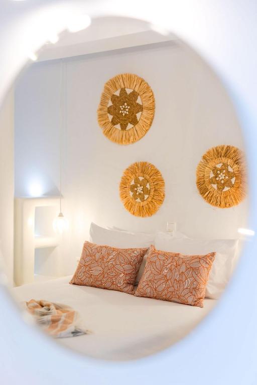 Postel nebo postele na pokoji v ubytování Sahara Beach Apartments - Kastraki