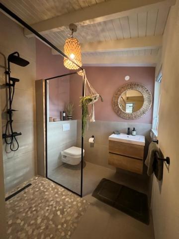 Koupelna v ubytování Puur Bonaire Boetiekhotel