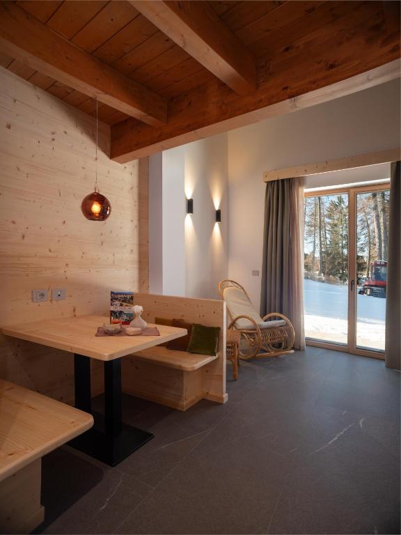 Posezení v ubytování Residence Lavina
