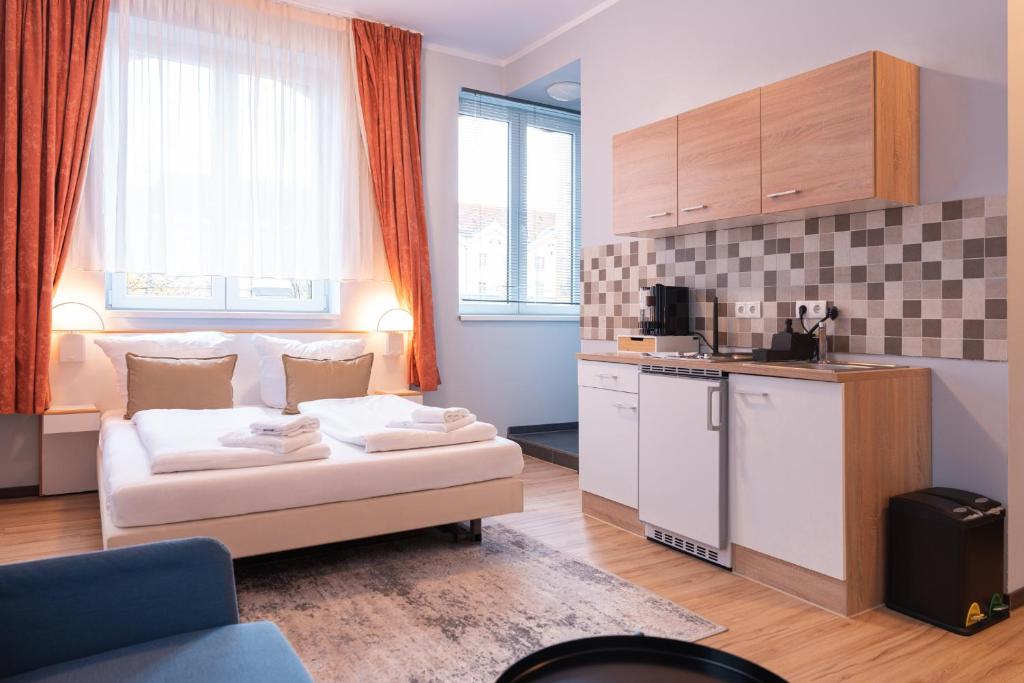 Aparthotel in Leipzig - Vollausgestattete Apartments - Resim 4