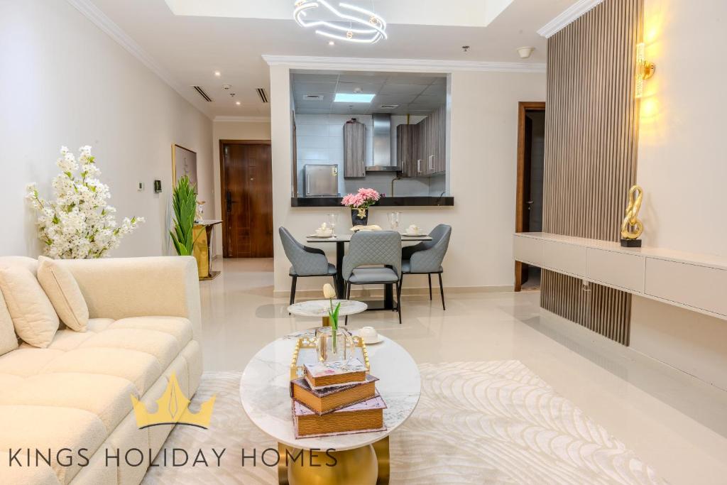 Posezení v ubytování Luxury Apartments Dunya tower Burj Khalifa St kings
