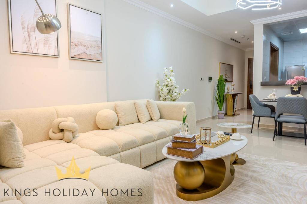 Posezení v ubytování Luxury Apartments Dunya tower Burj Khalifa St kings