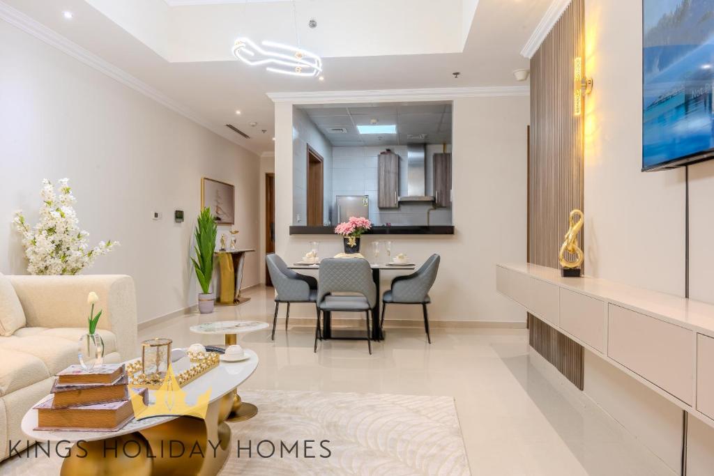 Posezení v ubytování Luxury Apartments Dunya tower Burj Khalifa St kings