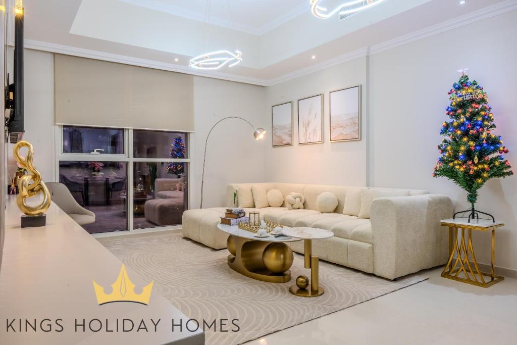 Posezení v ubytování Luxury Apartments Dunya tower Burj Khalifa St kings