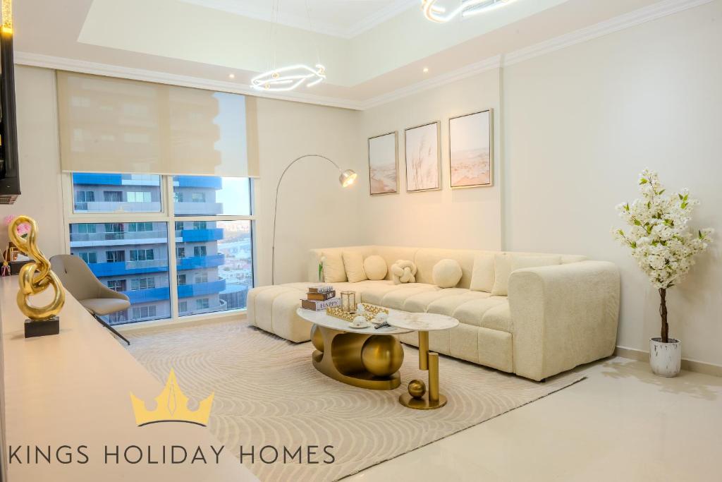 Posezení v ubytování Luxury Apartments Dunya tower Burj Khalifa St kings