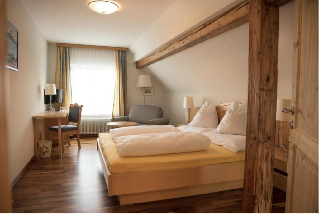 Postel nebo postele na pokoji v ubytování Haus Engel Gams