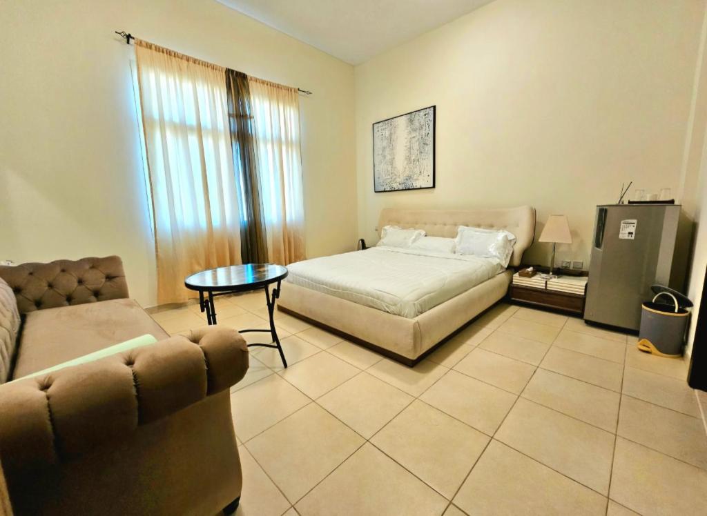 Postel nebo postele na pokoji v ubytování Oima leasing property