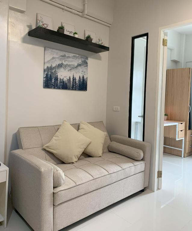 Posezení v ubytování SAL'S Oceancrest Suite