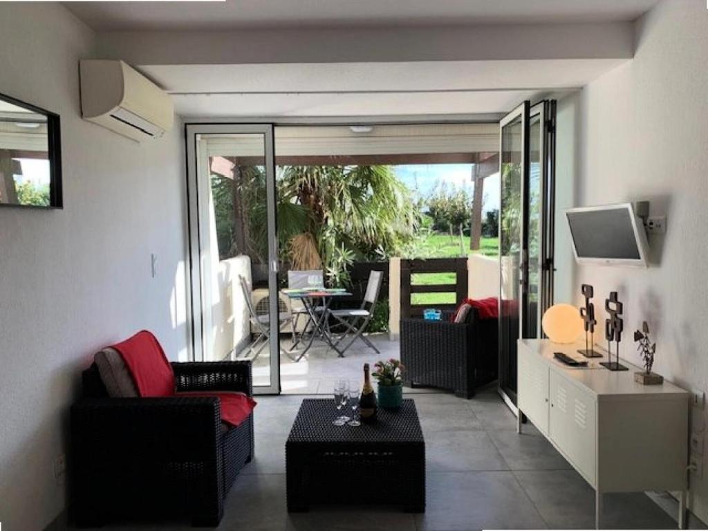 Posedenie v ubytovaní Résidence Port Nature Colline 8 - Appartement T2 2 pers. - Port Nature Colline 8 MAE-9834