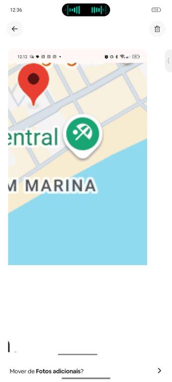 a screenshot of the official marina website at Praiamongagua in Mongaguá