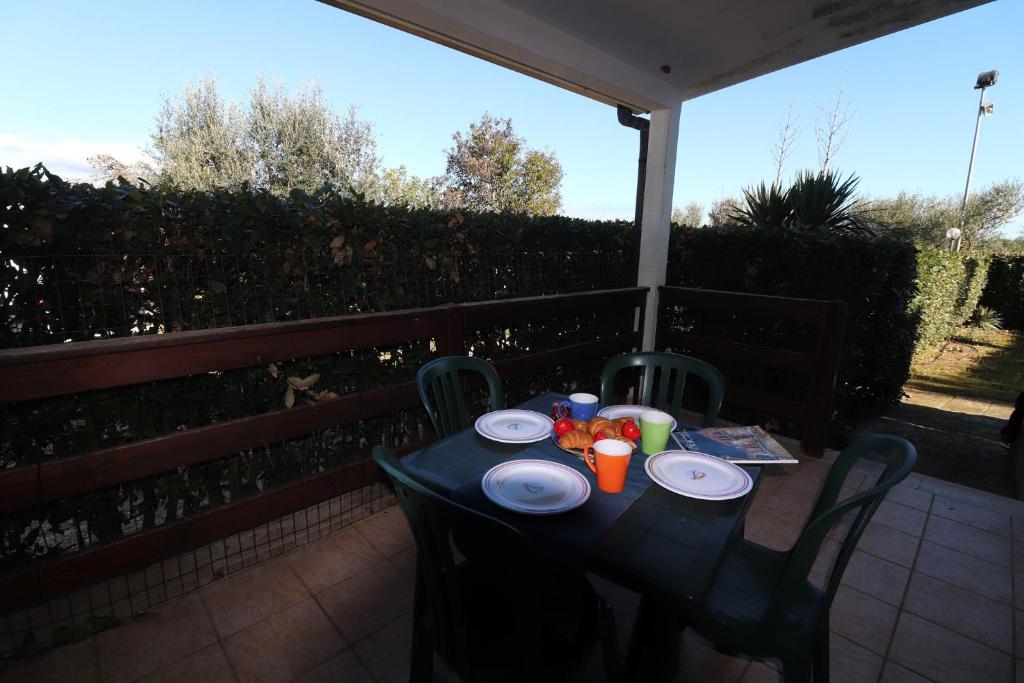 Balkon lub taras w obiekcie Casa Regina Residence Torre Santo Stefano in Otranto 3 places